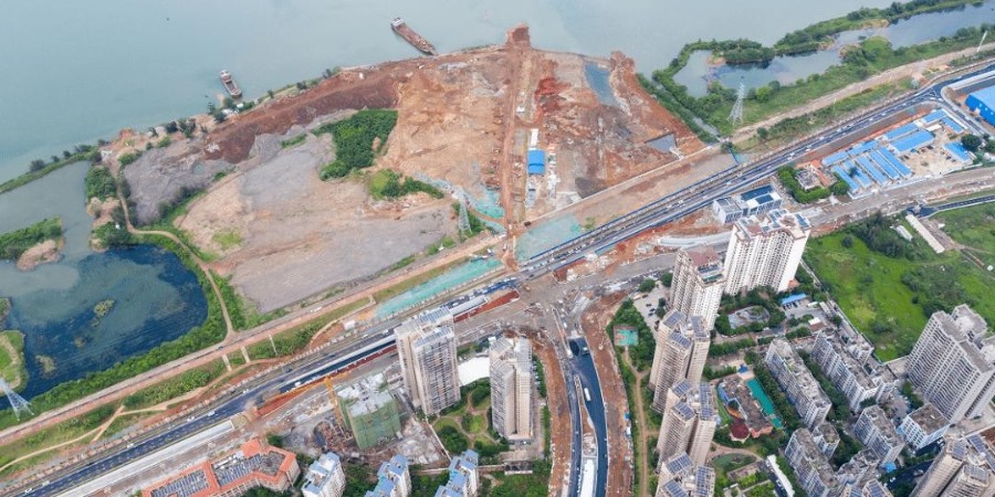 SMW工法+地基加固：文明東越江通道項(xiàng)目江西段