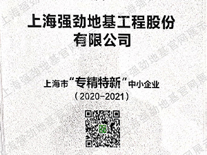專精特新證書